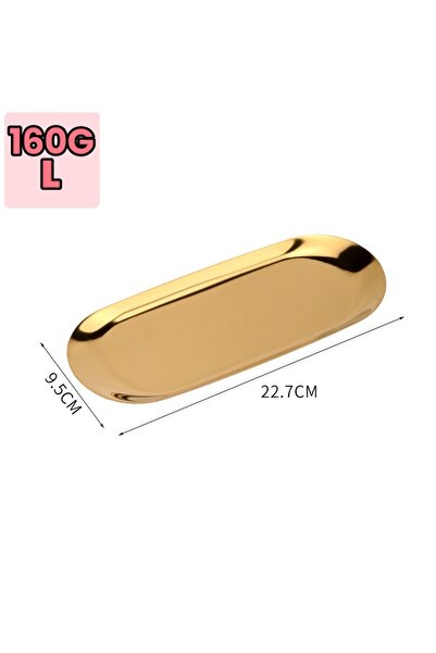 Choice صينية تعقيم كبيرة من الفولاذ المقاوم للصدأ باللون الذهبي لأدوات العناي...