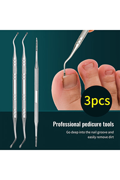 Choice 3 قطع/قطعة واحدة/قطعتان/3 قطع أدوات العناية بالقدم الاحترافية: منظف أخ...