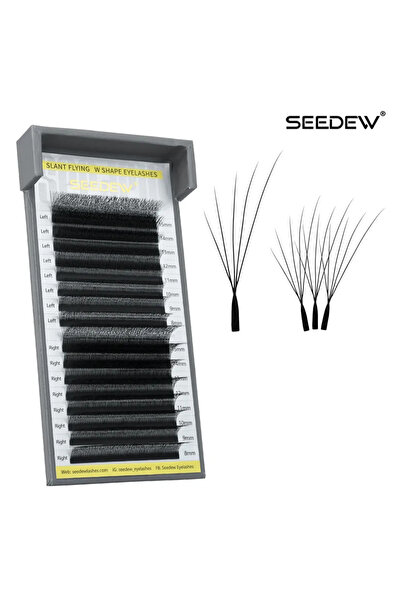 Choice1 وصلات رموش MIX8-15mm 0.07mm D Flying 5D SEEDEW Air Serie Fox 5D على ش...