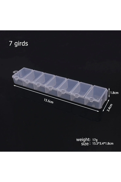 Choice 7 grids box 6–32 Compartment Plastic Storage Organizer Box for Beads, ...