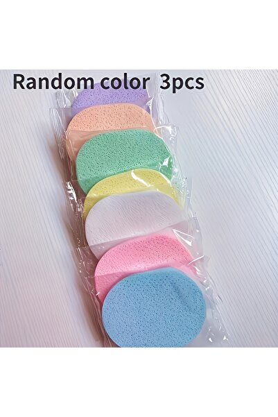 Choice Random Color3Piece P 3Sheet Gentle Exfoliating Facial Sponge - Natural...