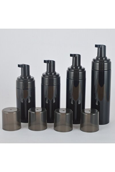 Choice Plastic 150ml black 2Pcs Black Foaming Soap Pump, Refillable Empty Bot...