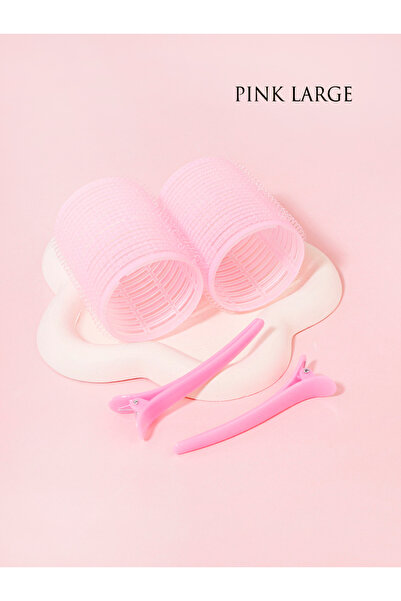 Choice 2DH JFT 2GMJ-fen 4PCS portable curler with hair clips, self-adhesive c...