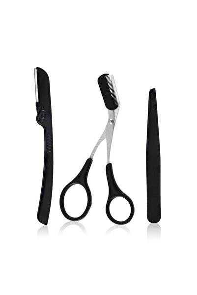 Choice1 طقم العناية بالحواجب مكون من 3 قطع للنساء والرجال، مصنوع من الفولاذ ا...