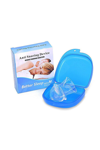 Choice واقي فم أزرق مضاد للشخير، مثبت للسان، جهاز مضاد للشخير، سيليكون، مضاد ...