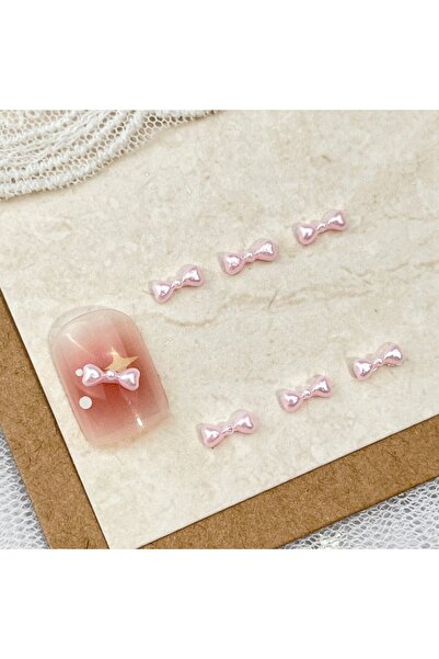 Choice3 10pcs 10pc Cute 3D Resin Pearl Bow Nail Art Charms Macaron Imitation ...