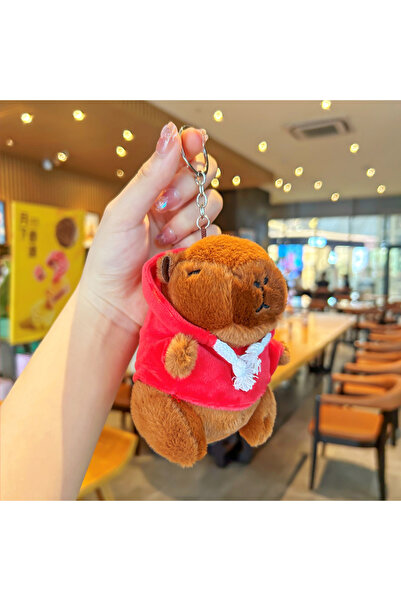 Choice style 4 Cute Cartoon Capybara Pendant Plush Toy Doll Bag Hanging Ornam...