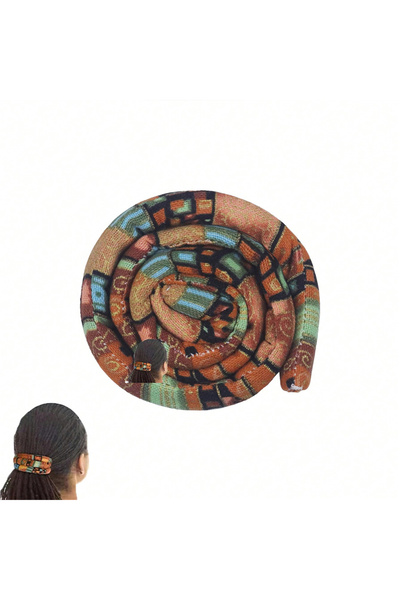 Choice yellow color 1pc Accessories Bendable Hair Bands Ethnic Style Hair Rop...