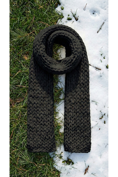 CYGÜVENLİ El Örgüsü Atkı