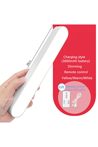 Choice1 Remote Charging Desk Lamp USB LED Light Computer Desk Rechargeable La...