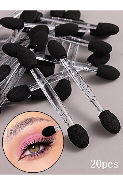 Choice YYL04 20pcs Nail Art Brush Double Sided Chrome Pink black Multifunctio...