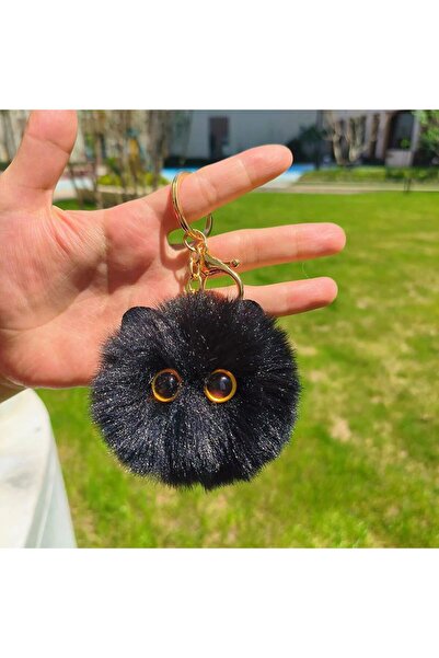 Choice black Blush Cat Ball Original Design Cartoon Handmade Plush Pendant Ca...