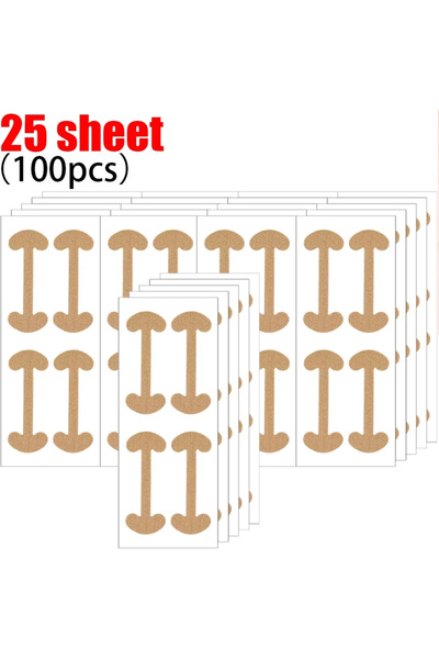 Choice 25 ورقة (20-100 قطعة) لاصقة لتصحيح الأظافر الناشبة، مصحح للقدم، باديكير