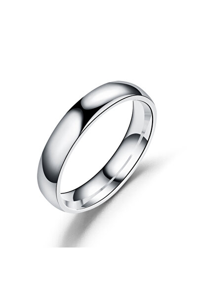 Choice 13 Silver 6MM Stainless Steel Smooth Rings For Women Men Titanium Stee...