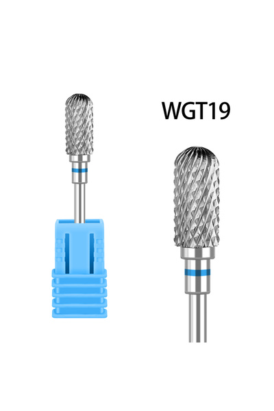 Choice7 رأس مثقاب حلزوني من فولاذ التنجستن WGT19، لتلميع الأظافر.