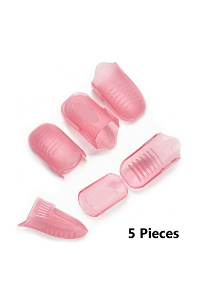 Choice Pink 5Pcs Nail Art Soak off Cap Clips Gel Polish Acrylic Nails Remover...