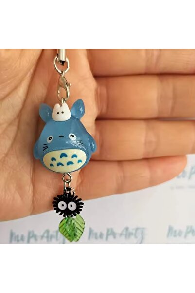 Choice A Kawaii Blue Animal Phone Charm | Soot Sprite Keychain for Mobile| Wo...