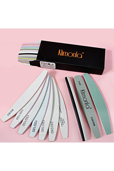 Choice ١٠ قطع/علبة من مبرد أظافر، تشكيلة من درجات الخشونة ٨٠/١٠٠/١٥٠/١٨٠/٢٤٠،...