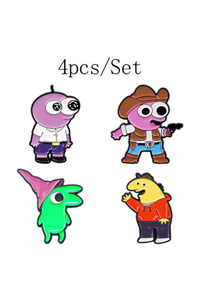 Choice 5 3-10pcs/Set Classic Cartoon Characters Enamel Pin Brooch for Woman M...