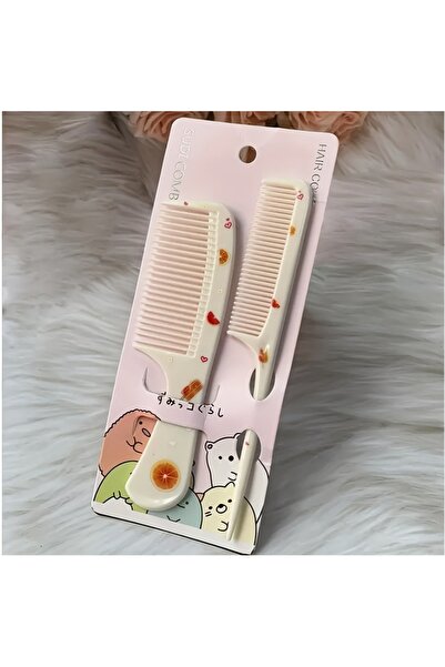 Choice ShuiGSZEJT-ChengZi Fruit Pattern Comb Set - Durable ABS Plastic Handle...
