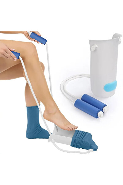 Choice 1 Set No bending Sock Aid Easy On and Off Stocking Slider Donner Pulli...