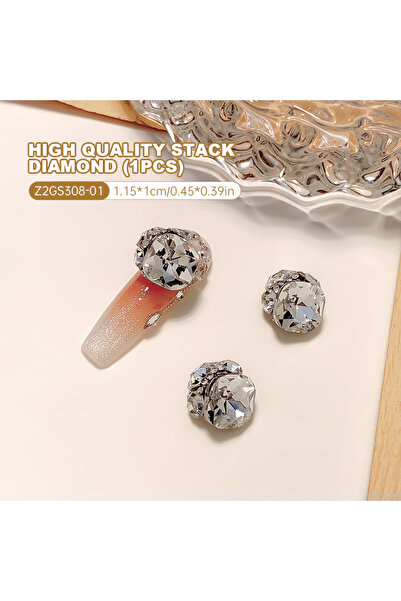 Choice Z2GS308-01 قطعة واحدة من أحجار الراين ثلاثية الأبعاد المتراصة لتزيين ا...