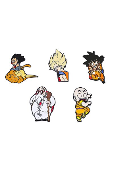 BANDAI 5 Pcs 5 Pcs individuality Brooch Anime Classic Popular Enamel Pin Meta...