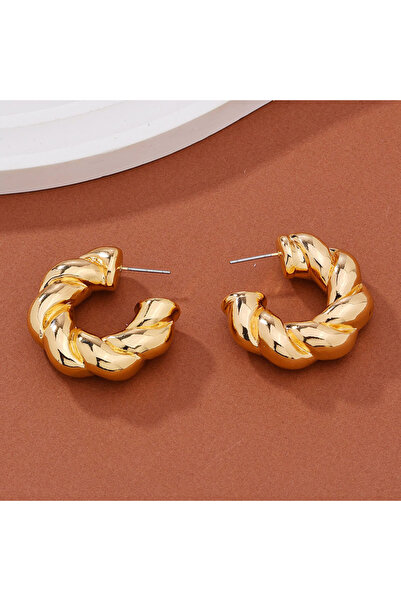 Choice Golden B IFYOUOO Oval Mesh Dangle Earrings for Women with Crystal Zirc...