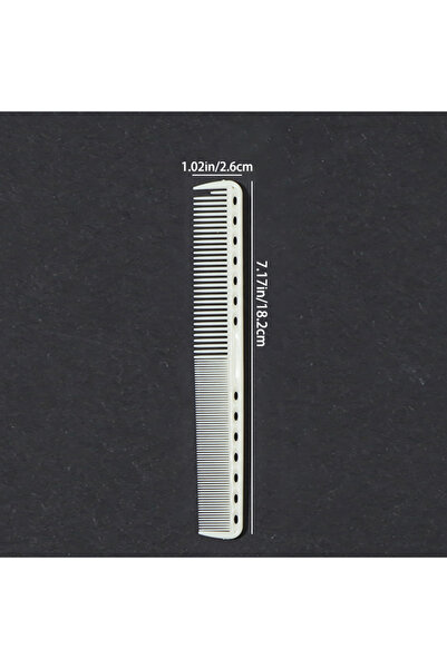 Choice 339 5 - Piece Set of Plain White Hair Combs: Professional Styling Comb...