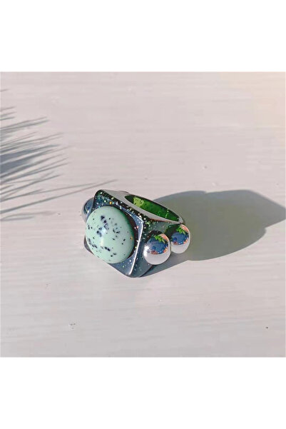 Choice lv Size 7 Exaggerated Classic Resin Women's Fun Simple Cute Versatile ...