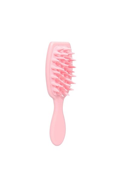 Choice Pink Silicone Shampoo Brush Scalp Massage Brush Hair Washing Comb Long...