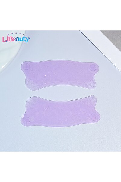 choice2 Purple glitter Libeauty Reusable 1 Pair New Bear Sticky Eye Pads Lash...