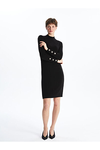 LC Waikiki Rmz Gi̇yi̇m Farkiyla Half Fisherman Roba Collar Women's Knitwear D...