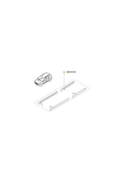 Renault Logan/Dokker/Jogger/Stepway Exterior Door Trim Set