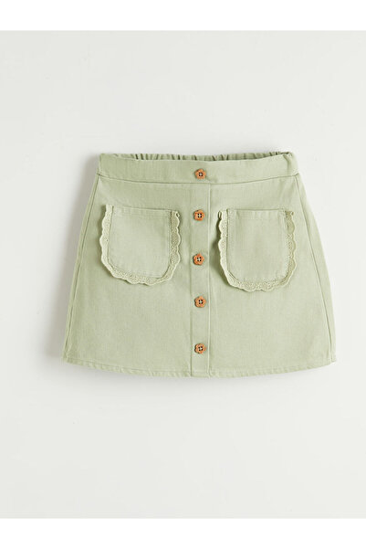 LC Waikiki UZG STORE'dan Stil Sahiplerine Gabardin Kız Bebek Şort Etek