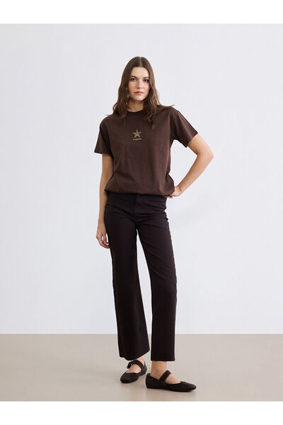 LC Waikiki Peak New Season High Waist Straight Fit Women's Jean Pants