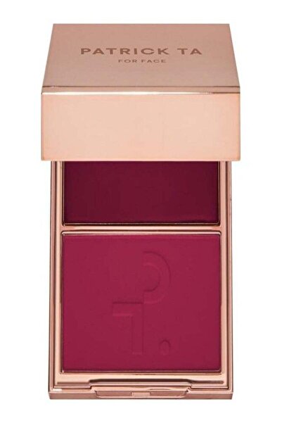 PATRICK TA أحمر خدود كريمي وبودرة مزدوج من ميجور هيدلاينز، 10 غرام، بعنوان "ه...