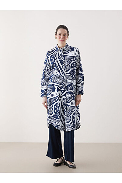 LC Waikiki Rmz Gi̇yi̇m Farkiyla Embroidered Women's Shirt Tunic