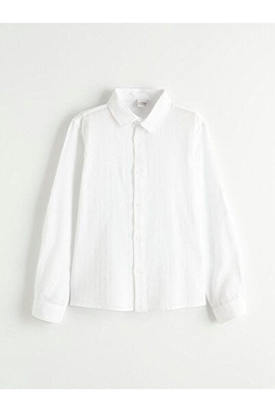 LC Waikiki ESVAB • Cămașă modernă și elegantă pentru băieți gabardină