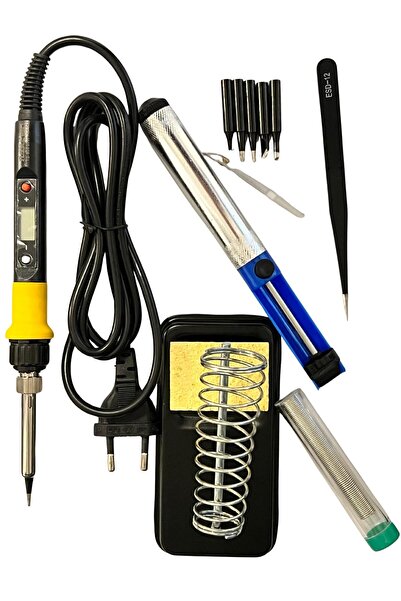 Tussle TS-908 936H 80 Watt Dijital Isı Ayarlı Havya Seti