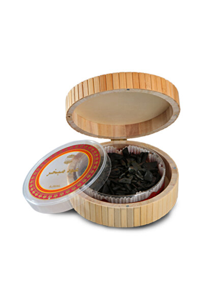 Ajmal عود مبخر 100 غرام - عطر فاخر في علبة من الخيزران يدوم طويلاً