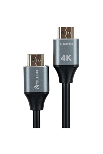 TELLUR Cablu HDMI 2.0, 4K, 18 Gbps, Mascul-Mascul, Ethernet, Placat cu Aur, 5...