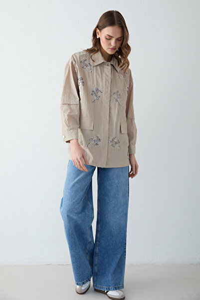 Melike Tatar Sequin Embroidered Cap 32-2658