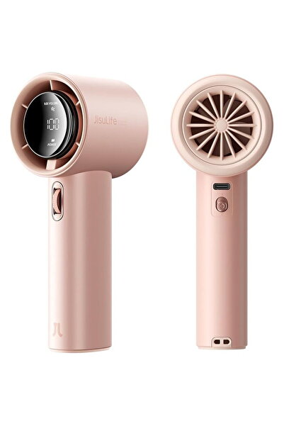 JISULIFE Portable Fan 18W with Digital Display - (FA53) - Pink
