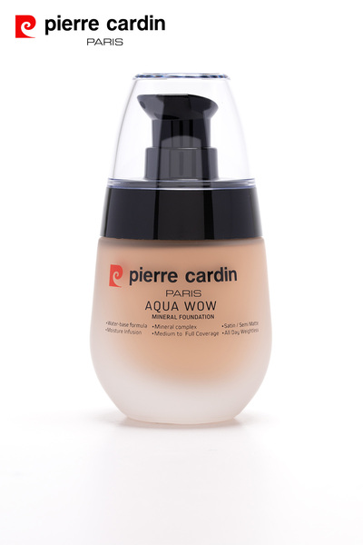 Pierre Cardin Aqua Wow Mineralli Fondöten 30 ml – Su Bazlı, Orta Kapatıcılık,...