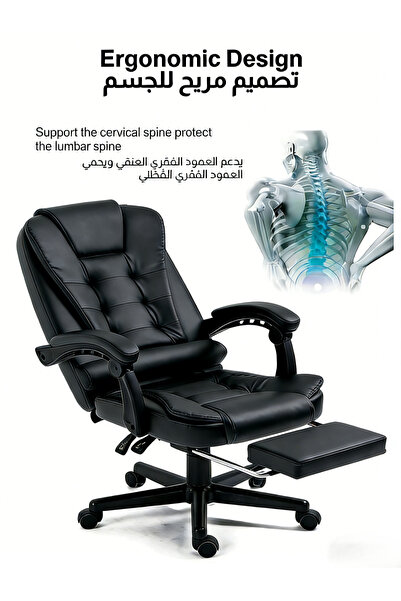 EGG كرسي مكتب مريح بمقاعد معدنية - كرسي كمبيوتر دوار 360 درجة - كرسي مكتب من ...