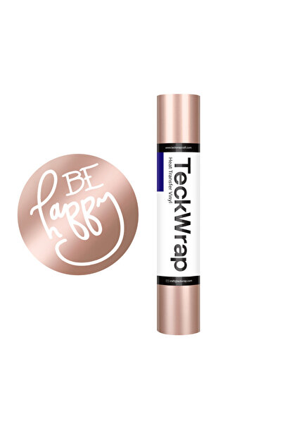 Teckwrap Craft Şampanya Pembe PU HTV - Isı Transfer Vinili - Iron On_ 1 Adet ...