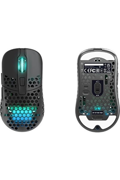 Xtrfy M42 Gaming Optical Mouse, Wireless, 7200dpi, RGB LED, Black