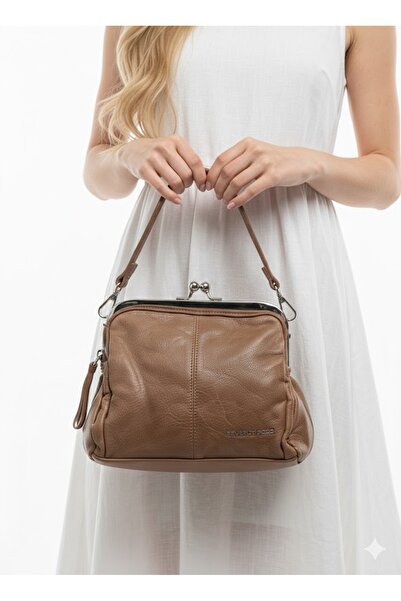 Just Polo Washable Leather Women's Shoulder and Hand Bag