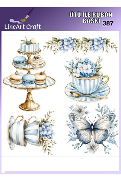 LİNEART RT 387 نقل الأقمشة باللون الأزرق من ماتشوريت كونسبت، نقل الخشب، نقل ب...